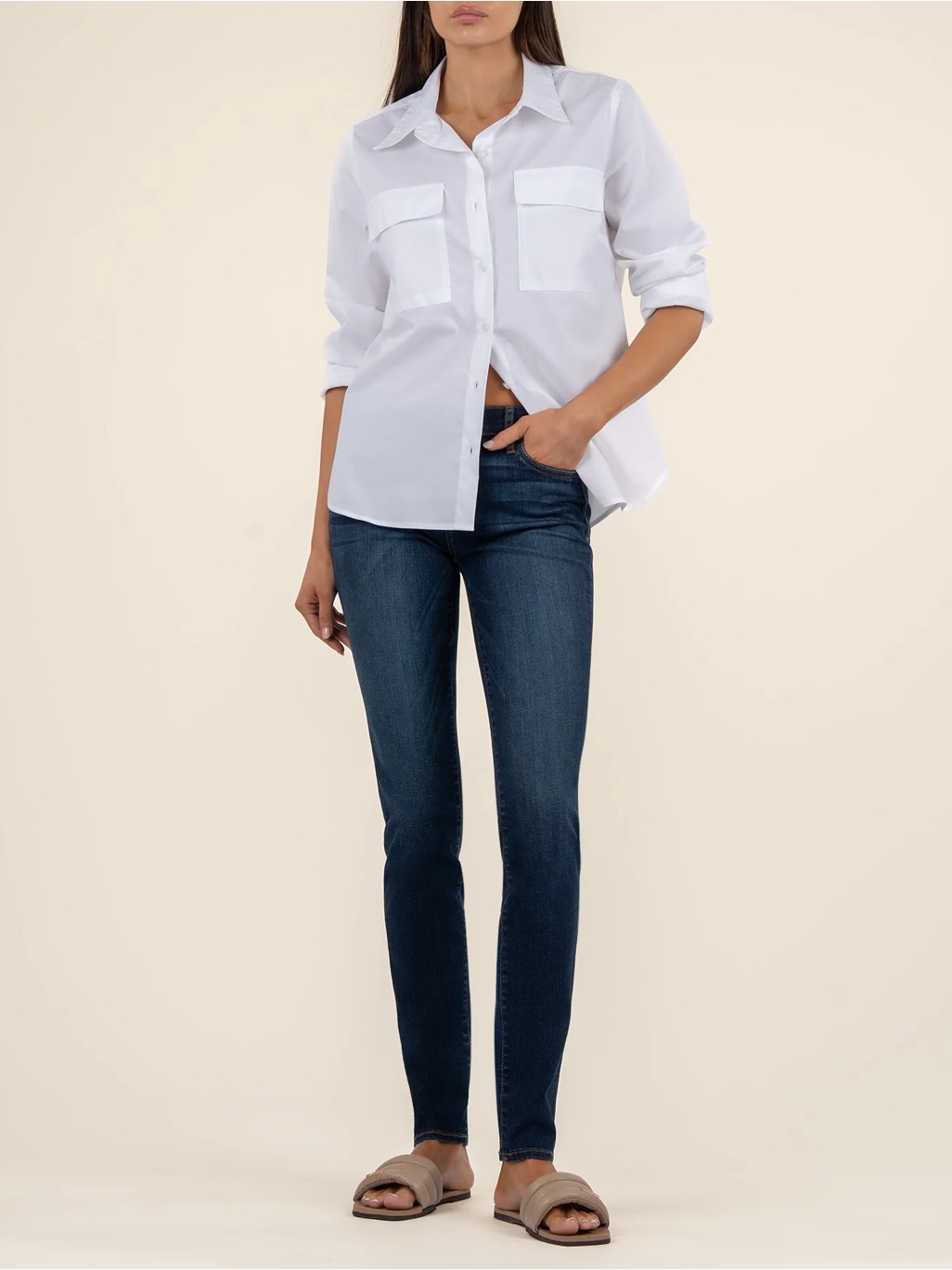 Kut From The Kloth Women's Jeans Size 4 Diana Dark Wash